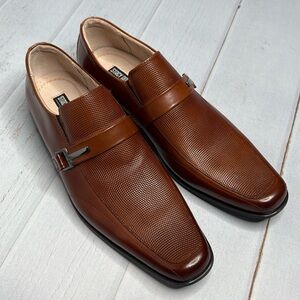 NEW - Stacy Adams & Co. - Beau Moc Toe Cognac Loafer - Size 10.5
